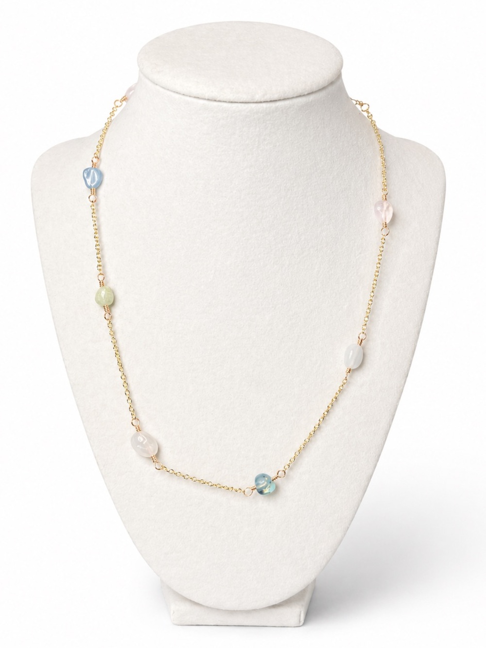 Handmade Morganite Necklace